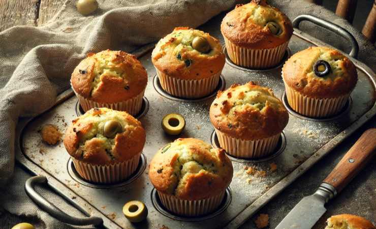 muffin con olive