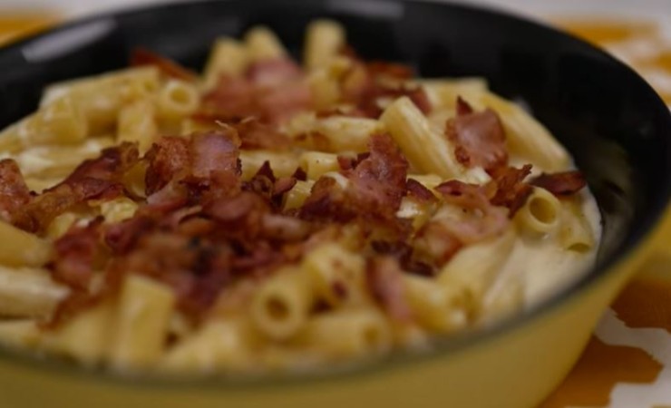 pasta pancetta e formaggio