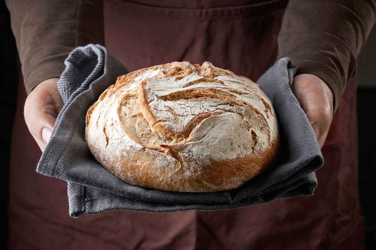 pane nelle mani