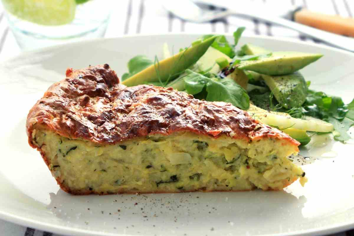 torta salata con zucchine