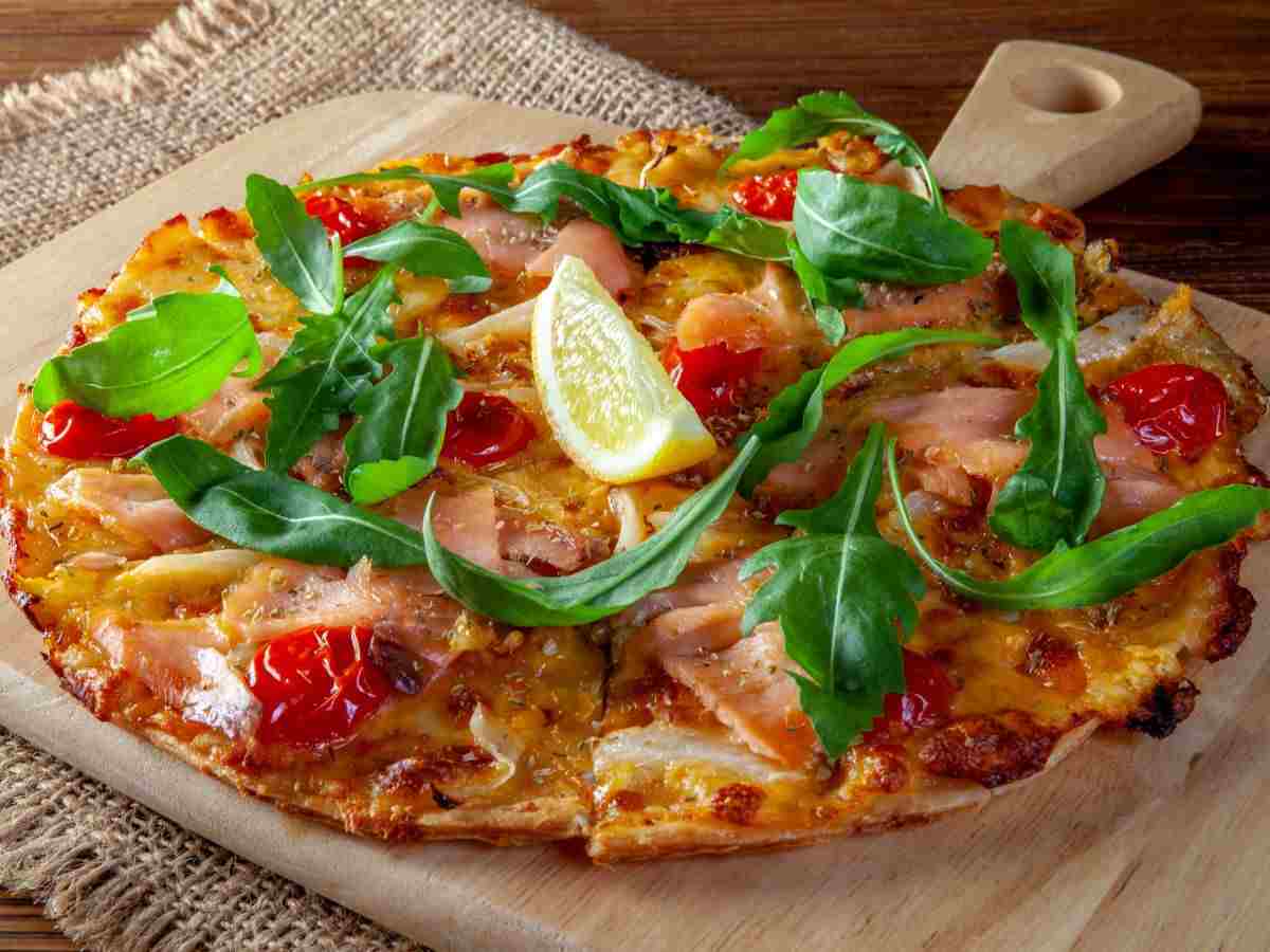 pizza su tagliere