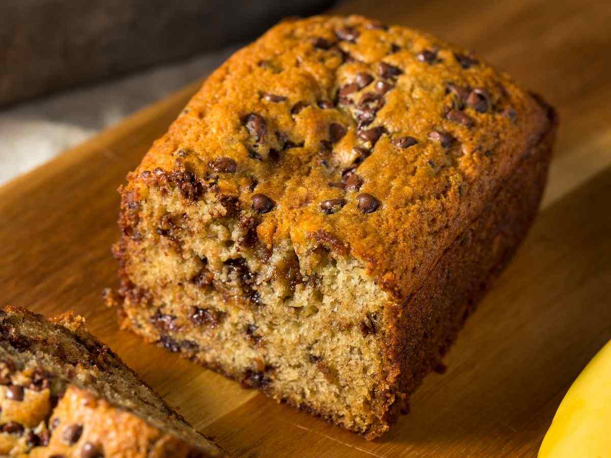 plumcake con cioccolato