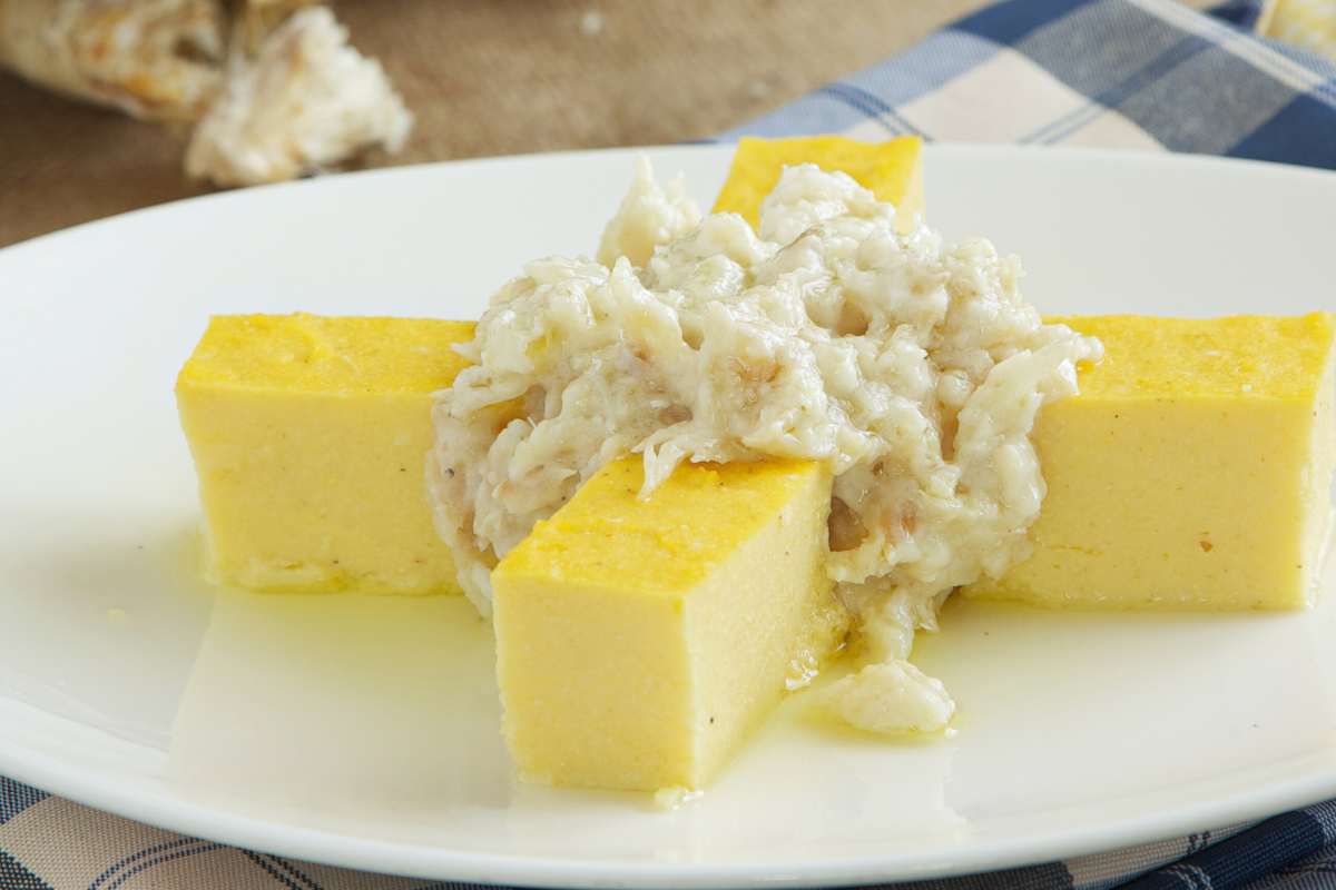 polenta e merluzzo