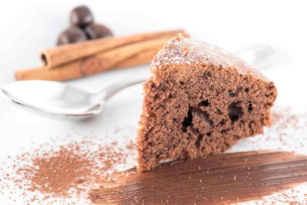 torta con cacao e cannella