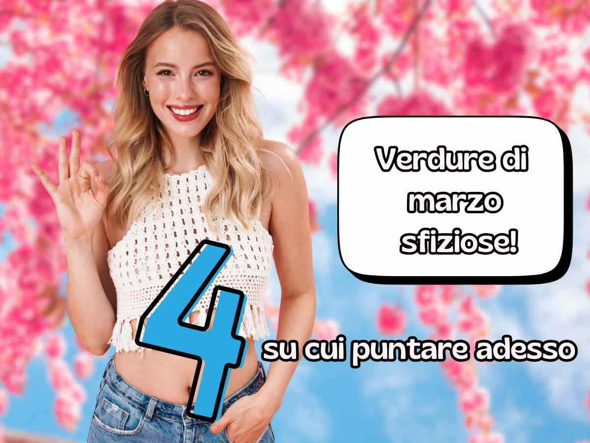 donna fa ok su sfondo con fiori