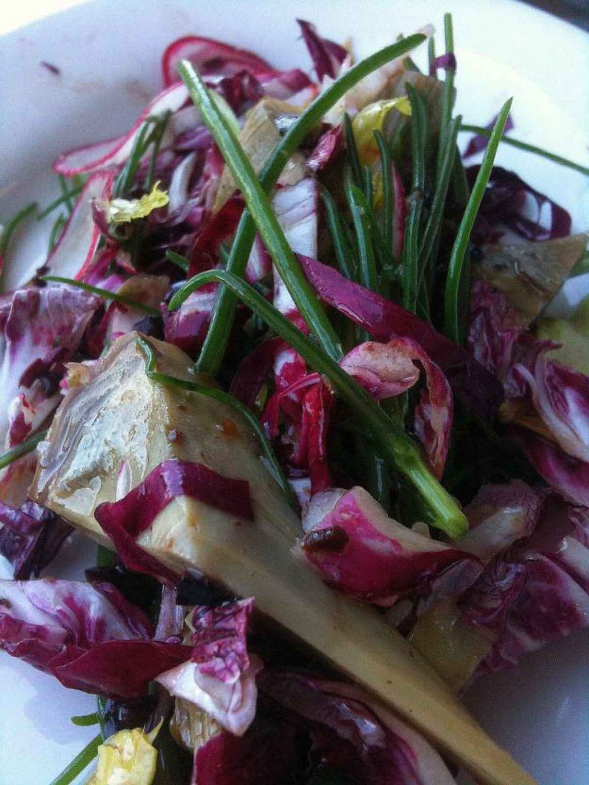 Insalata Di Radicchio Trevisano E Carciofi Buttalapasta