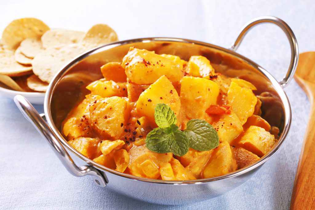 Patate al curry