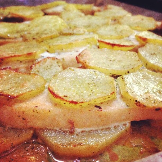 Pesce Spada Al Forno Con Patate Buttalapasta